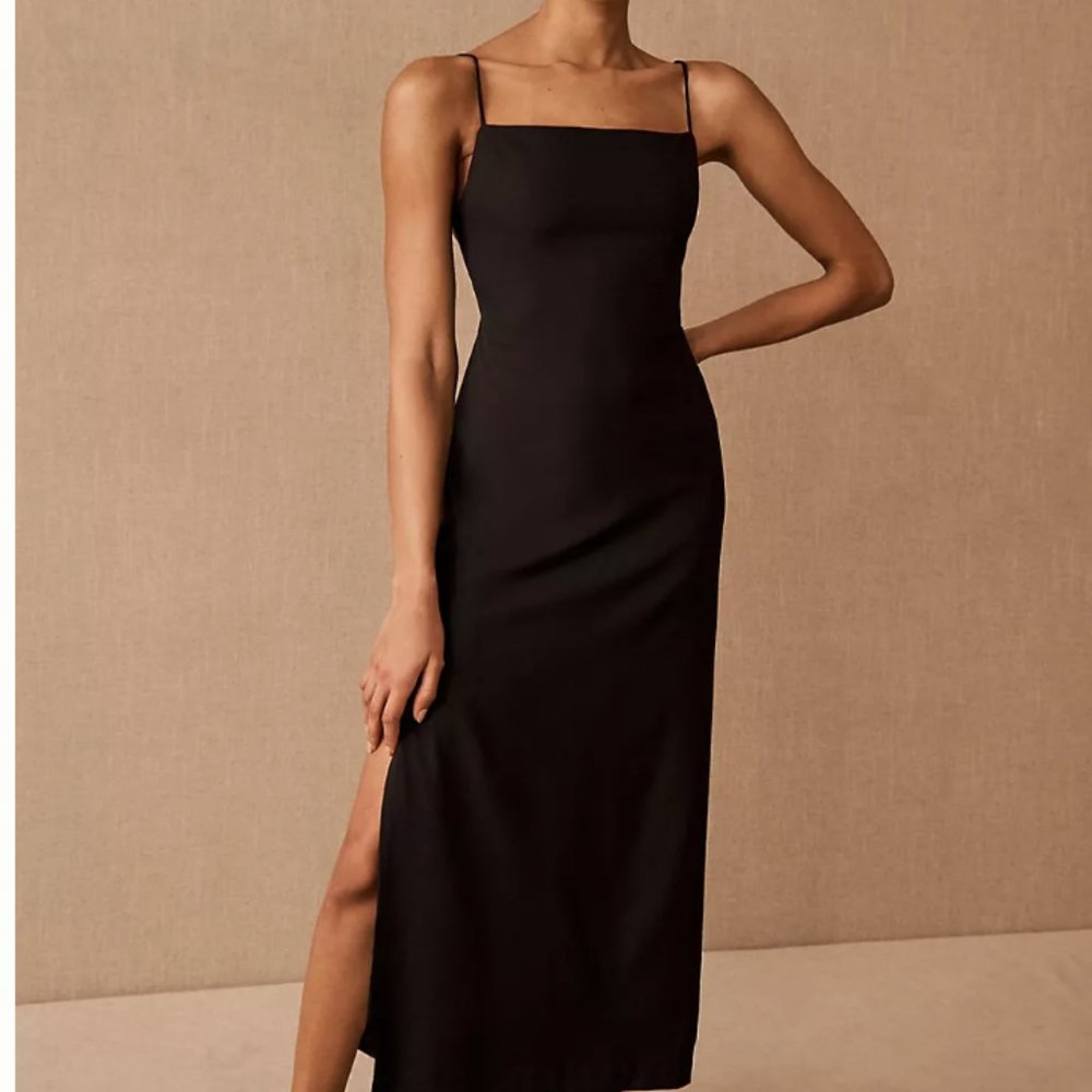 BHLDN Gavin Black Dress Size 8